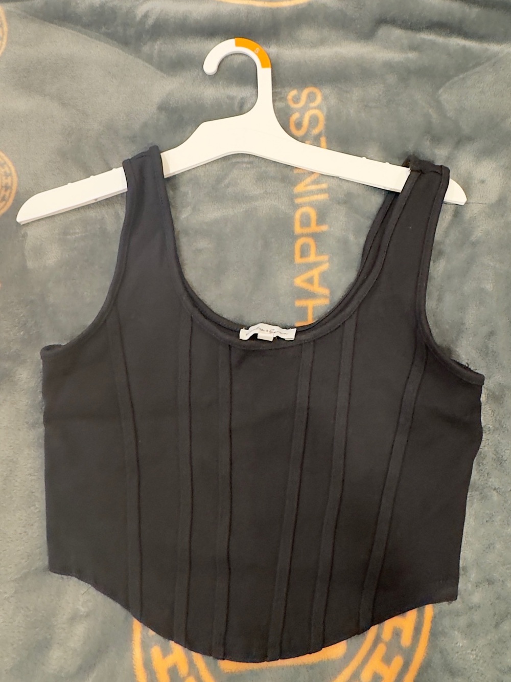 Black Ribbed Tank Top Crop - Women's Sleeveless Top